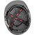 Capacete aba frontal cinza com catraca H-708 HB004732440 3M - Imagem 4