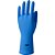 Luva de látex tamanho M cor azul antiderrapante com forro modelo Light SANRO - Imagem 3