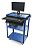Rack Móvel Aberto para Computador - Azul Tramontina PRO - Imagem 2