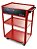 Rack Móvel Aberto para Computador - Vermelho Tramontina PRO - Imagem 1