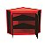 Painel para Ferramentas Grande 2 Portas Canto L Vermelho Tramontina PRO - Imagem 2