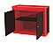 Painel para Ferramentas Superior Pequeno - 2 Portas Vermelho Tramontina PRO - Imagem 2