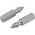 Bits/ponteira phillips S2 encaixe 1/4" nº2 1/4" x 25mm com 2 peças VONDER - Imagem 1