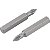 Bits/ponteira phillips S2 encaixe 1/4" nº2 1/4" x 38mm com 2 peças VONDER - Imagem 1