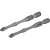 Bits/ponteiras phillips de torção S2 encaixe 1/4" nº2 1/4" x 75mm com 2 peças VONDER - Imagem 1