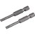 Ponteira/bits fenda encaixe sextavado 1/4" x 50mm cartela com 2 peças VONDER - Imagem 1