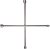 Chave de Roda Tipo Cruz Tramontina MASTER com Corpo Forjado em Aço Especial 17x19x21 mm com Espátula - Imagem 1