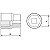 Soquete Sextavado em Cobre-berílio 1.1/4" - Encaixe 1/2" Tramontina PRO - Imagem 2