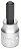 Soquete em Aço Cromo Vanádio Ponta Hexagonal 3 mm - Encaixe 3/8" Tramontina PRO - Imagem 1