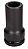 Soquete de Impacto Sextavado Longo em Aço Cromo Molibdênio 21 mm - Encaixe 3/4'' Tramontina PRO - Imagem 1