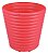 Cachepô Vaso Tramontina Mimmo em Plástico Rosa 5,5 L - Imagem 1