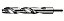 Broca para Aço 25x225 mm Tramontina MASTER em Aço Rápido HSS DIN 338 - Imagem 1