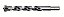 Broca para concreto 22x160 mm (7/8") DIN 8039 - Tramontina - Imagem 1