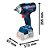 Chave de impacto a bateria 18V encaixe 1/2" 400 N.m sem bateria e sem carregador com maleta GDS 18V-400 06019K00E1 BOSCH - Imagem 5