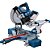 Serra de esquadria a bateria 10" sem bateria e sem carregador GCM 18V-254 D BOSCH - Imagem 1