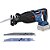 Serra sabre GSA 185-LI 0 - 2.900/min sem bateria e sem carregador 06016C00E0 BOSCH - Imagem 2