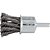 Escova de aço inox torcido tipo pincel 25mm VONDER - Imagem 6