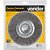 Escova circular de aço inox 6" x 1/2" x 1/2" (152mm x 12,7mm x 12,7 mm) VONDER - Imagem 5