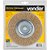Escova circular aço latonado 6" x 1/2" x 1/2" (152mm x 12,7mm x 12,7 mm) VONDER - Imagem 4