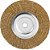 Escova circular aço latonado 6" x 1/2" x 1/2" (152mm x 12,7mm x 12,7 mm) VONDER - Imagem 1