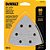 Lixa triangular com costado em pluma grão 80 para lixamento oscilante com multiferramenta DWASPTRI08 DEWALT - Imagem 2