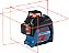 Nível a laser 30 metros 3 linhas GLL3-80 BOSCH - Imagem 3