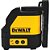 Nível a laser 30m precisão: +/- 3mm a cada 10m 2 linhas verdes com suporte magnético e maleta DW088CG-LA DEWALT - Imagem 1