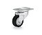 Rodízio giratório leve 3" de polipropileno preto GLR 312 PPC RODCAR - Imagem 1