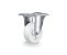 Rodízio fixo industrial leve 2" de nylon branco FLR 210 NN RODCAR - Imagem 1