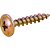 Parafuso madeira chipboard cabeça flangeada fenda cruzada/phillips 3,5mm x 20mm caixa com 500 peças VONDER - Imagem 1