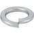Arruela de pressão 1/4" zincada leve LG STEEL - Imagem 1