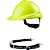 Capacete com aba frontal amarelo fluorescente com catraca e jugular Milenium 904904 LIBUS - Imagem 1