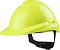 Capacete com aba frontal amarelo fluorescente com catraca e jugular Milenium 904904 LIBUS - Imagem 2