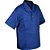 Camisa brim azul manga curta Tamanho G 54 sem botão SANTANENSE UNILEVE WICO - Imagem 1