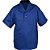 Camisa brim azul manga curta Tamanho G 54 sem botão SANTANENSE UNILEVE WICO - Imagem 3