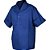 Camisa brim azul manga curta Tamanho G 54 sem botão SANTANENSE UNILEVE WICO - Imagem 4