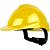 Capacete com aba frontal amarelo com catraca e jugular Milenium 904903 LIBUS - Imagem 1