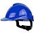 Capacete com aba frontal azul com catraca e jugular Milenium 904905 LIBUS - Imagem 1
