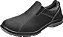 Sapato tipo tênis de couro com elástico preto nº35 Elegance 50F61 SRV 701289 MARLUVAS - Imagem 1