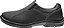 Sapato tipo tênis de couro com elástico preto nº35 Elegance 50F61 SRV 701289 MARLUVAS - Imagem 2