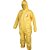 Macacão de proteção com capuz amarelo Tamanho G TYCHEM DUPONT - Imagem 3