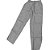 Calca brim cinza 46/48g santanense uniforte wico - Imagem 1
