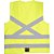Colete sinal. com 4 bolso refletivo verde fluorescente. tamanho XG TIPO "INTEIRO" VIC 71230 VICSA - Imagem 3