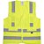 Colete sinal. com 4 bolso refletivo verde . tamanho M TIPO "INTEIRO" VIC 71230 VICSA - Imagem 1