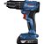 Parafusadeira/furadeira de impacto a bateria 18V - 2.0 ah carregador bivolt com 1 bateria GSB 185-LI BOSCH - Imagem 2