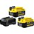 Kit com 2 baterias de íons de lítio (20V MAX - 4 Ah) e 1 carregador SCB244CK-BR STANLEY - Imagem 1