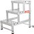 Escada banqueta industrial 3 degraus em alumínio BI 751 ALULEV - Imagem 2