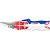 Tesoura para chapa 10" tipo aviação corte a esquerda LXHT14341 LENOX - Imagem 2