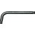 Chave hexalobular T60 tipoL 43TX GEDORE - Imagem 1