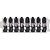 Jogo de bits/ponteiras phillips e pozidrive encaixe de hexagonal de 1/4" com 8 peças de 25mm 2608522323 BOSCH - Imagem 2